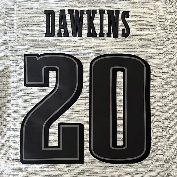 Grey and Black Dawkins Eagles Jersey - Picture 3 of 5